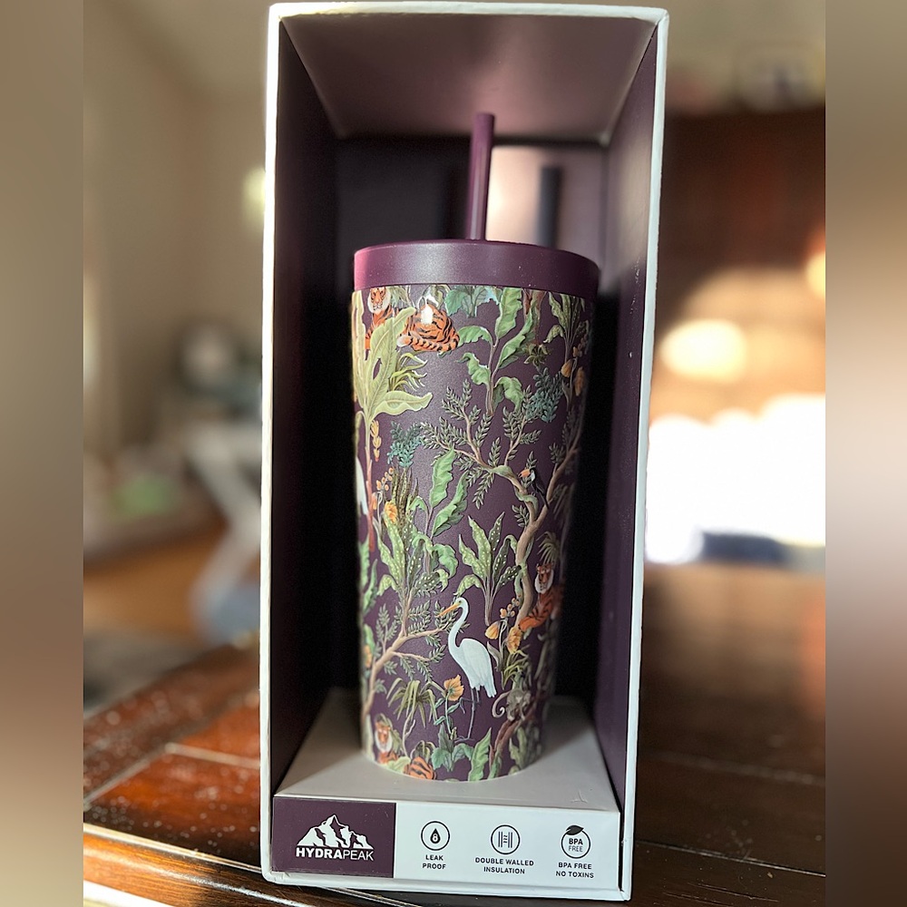 NIB HydraPeak 25 oz SS Tumbler Artisan Collection, Limited Edition Purple